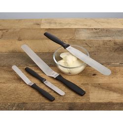 Mrs. Anderson's Baking 1 in. W X 13 in. L 1 in. Icing Spatula Black/Silver 1 pc