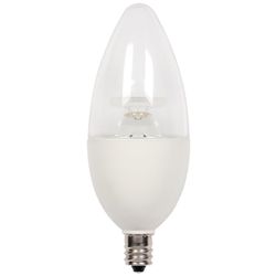 Westinghouse B13 E12 (Candelabra) Light Bulb Warm White 60 Watt Equivalence 1 pk