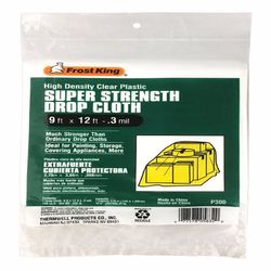 Frost King 9 ft. W X 12 ft. L X 0.3 mil Plastic Drop Cloth 1 pk