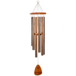 Wind River In Loving Memory Bronze Aluminum/Wood 42 in. Wind Chime
