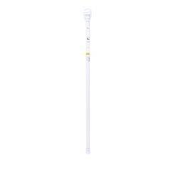 Kenney Shower Curtain Rod 63 in. L White