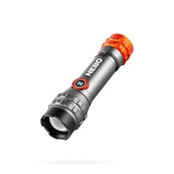 NEBO Gray LED Rechargeable Flashlight/Headlight Combo Pack