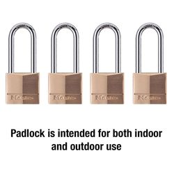 Master Lock 1-9/16 in. W Steel 4-Pin Cylinder Padlock