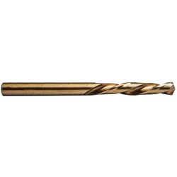 Century Drill & Tool Left 3/16 in. X 2-7/8 in. L Cobalt Steel Stubby Drill Bit Straight Shank 1 pc
