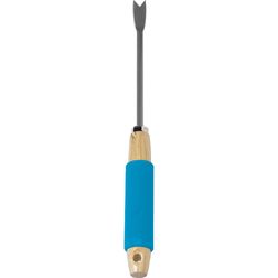 Bond Bloom 14.18 in. Stainless Steel Weeder Wood Handle