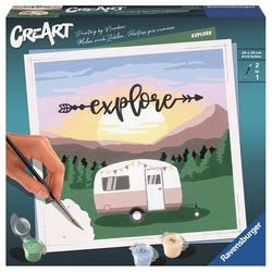 Ravensburger CreArt Explore Paint By Number Set Multicolored 9 pc
