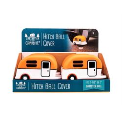 Camco Life is Better at the Campsite 7/8 - 2 in. Hitch Ball Cover