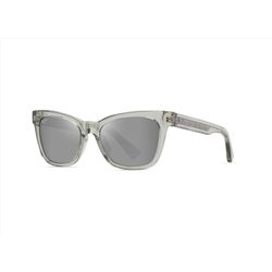 Maui Jim Hiwahiwa Sunglasses Women's Shiny Transparent Sage Green Frame Neutral Grey Lens Polarized