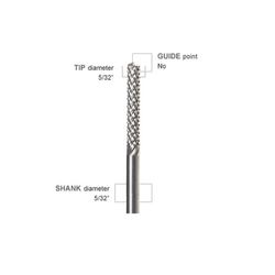 Rotozip 1/8 in. Steel Tile Cut Carbide Zip Bit 1 pk