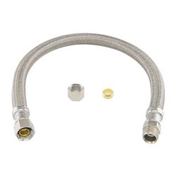 BrassCraft Speedi Plumb Plus 3/8 in. Compression pc X 3/8 in. D OD 20 in. Polymer Supply Line