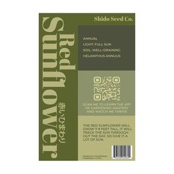 Chive Shido Seed Co. Sunflower Seeds 1 pk