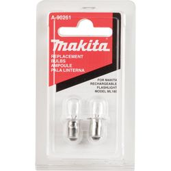 Makita Clear Xenon Flashlight Bulb 18 V Bayonet Base