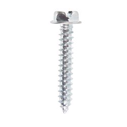 HILLMAN No. 8 Ga. X 1 in. L Slotted Hex Washer Head Sheet Metal Screws 100 pk