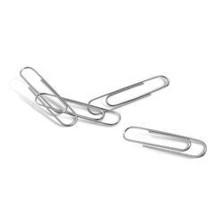 Office Depot Non-Skid #1 Silver Paper Clips 100 pk