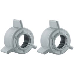 PlumbCraft Faucet Locknut For Universal Gray 2 pc