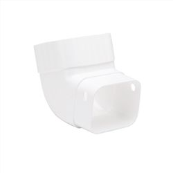 Amerimax 4.25 in. H X 3.25 in. W X 4.25 in. L White Vinyl K Gutter Elbow
