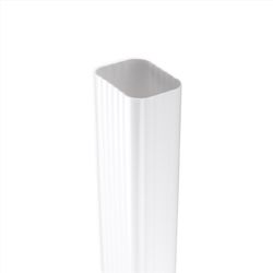 Amerimax 2 in. H X 3 in. W X 15 in. L White Vinyl Downspout Extension