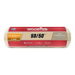 Wooster 50/50 Lambswool Polyester 9 in. W X 1 in. Regular Paint Roller Cover 1 pk