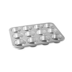 Nordic Ware Naturals 9.5 in. W X 12.9 in. L Muffin Pan Silver 1 pc