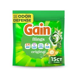 Gain Flings Original Scent Laundry Detergent Pod 12 oz 16 pk