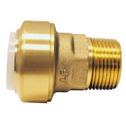 Apollo Tectite Push to Connect 3/4 in. PTC in to X 3/4 in. D MPT Brass Adapter