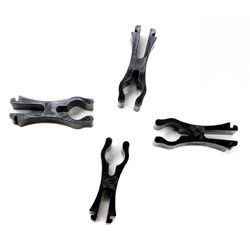 Dial Black Plastic Tube Retainer Clip