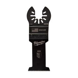 Milwaukee Universal Fit Open-Lok 4.06 in. L X 1-3/8 in. W High Carbon Steel Multi-Tool Oscillating B