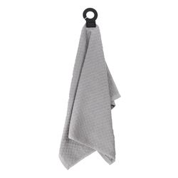 Ritz Hook and Hang 18 in. H X .5 in. L Titanium Cotton Kitchen Towel
