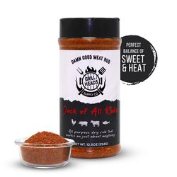 Grillheads Supply Jack of All Rubs All Purpose BBQ Rub 12.5 oz