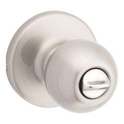 Kwikset Polo Satin Nickel Privacy Lockset 1-3/4 in.