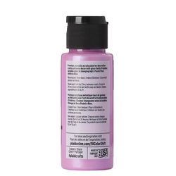 FolkArt Color Shift Metallic Pastel Pink Craft Paint Exterior and Interior 2 oz