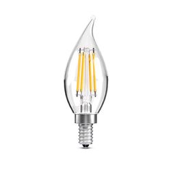 Feit Enhance BA10 E12 (Candelabra) Filament LED Bulb Soft White 40 Watt Equivalence 6 pk