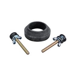 Plumb Pak Tank to Bowl Kit Black Rubber For Crane