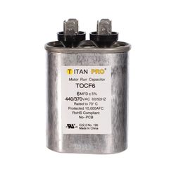 Titan Pro 6 MFD 440 V Oval Run Capacitor