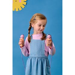 Kikkerland Kidoki Ice Cream Skipping Rope Multicolored