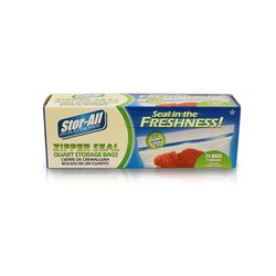 Stor-All Solutions 1 qt Clear Storage Bag 25 pk