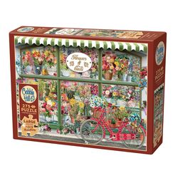 Cobble Hill Flowers and Cacti Shop Jigsaw Puzzle 275 pc