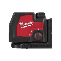 Milwaukee 2 beam Self Leveling Green Rechargeable Laser Level Kit 100 ft.