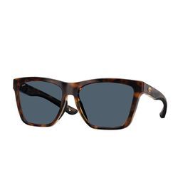 Costa Panga II Sunglasses Women's Brown Tort Frame Gray Lens Polarized Blue Light Blocking