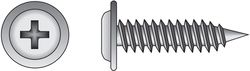 HILLMAN No. 8 Ga. X 9/16 in. L Phillips Truss Head Sheet Metal Screws 100 pk