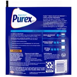 Purex Mountain Breeze Scent Laundry Detergent Pod 11.1 oz 21 pk