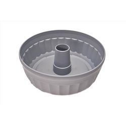 Savannah Planter 5.5 in. H X 15 in. D Plastic Umbrella Planter Gray