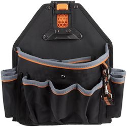 Klein Tools 18 pocket Ballistic Nylon Tool Pouch Black