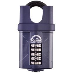 Squire 4.72 in. H X 2.36 in. W X 1.30 in. L Die-Cast Metal 5-Dial Combination Combination Padlock