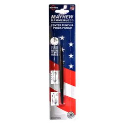 Mayhew Steel Center Punch and Prick Punch 7-1/2 in. L 1 pc