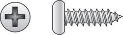 HILLMAN No. 12 Ga. X 1/2 in. L Phillips Pan Head Sheet Metal Screws 100 pk