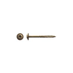 Big Timber No. 8 Sizes X 1-5/8 in. L Star Bronze Fine Cabinet Screws 149 pk