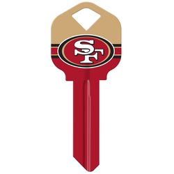 HILLMAN NFL Kwikset 66/KW1 House/Office Key Blank Single Multicolored