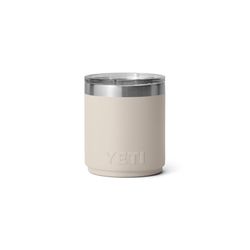 YETI Rambler 10 oz Cape Taupe BPA Free Ceramic Lined Stackable Lowball Tumbler with MagSlider Lid