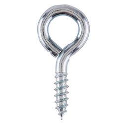Ace 3/16 in. D X 1-1/2 in. L Zinc-Plated Steel Screw Eye 75 lb. cap. 5 pk